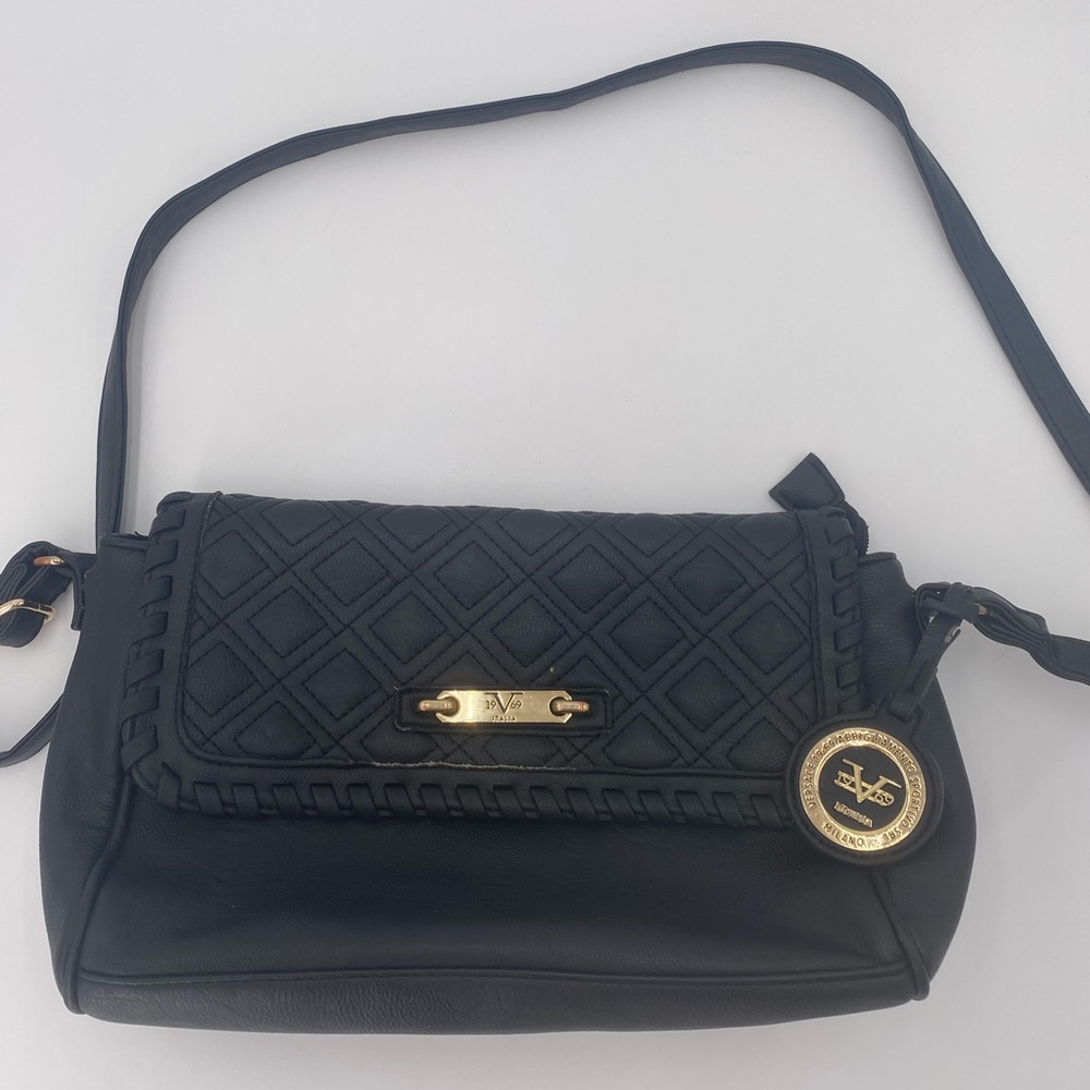 Black Quilted Women's Bag